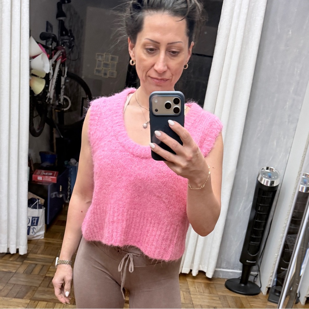 Pink Sleeveless Top